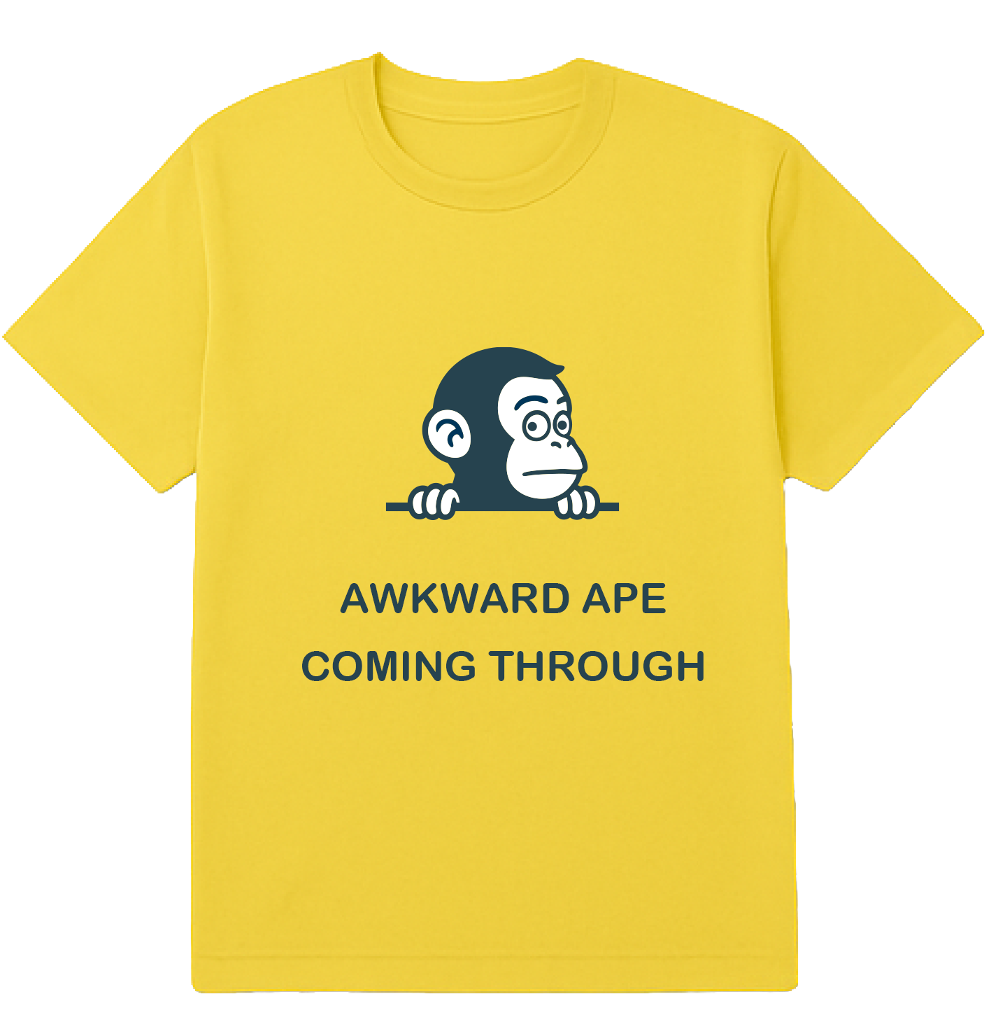 Kortærmet t-shirt med citat