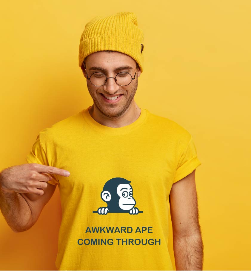 Kortærmet unisex t-shirt med citat