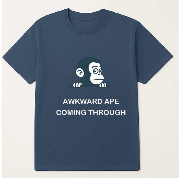 Kortærmet unisex t-shirt med citat