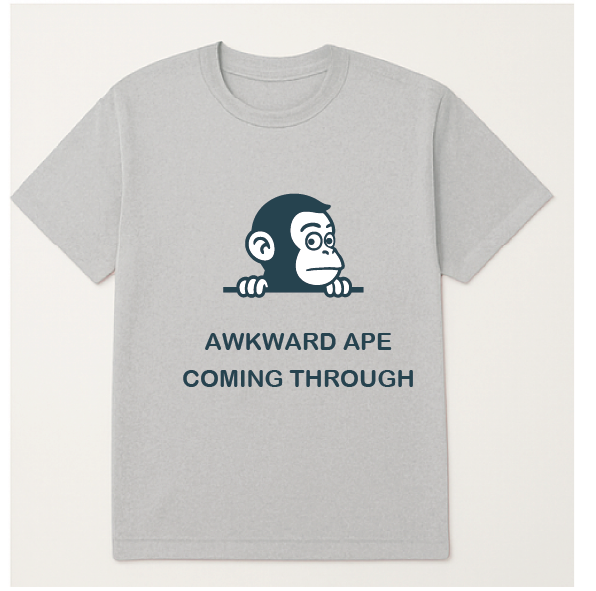 Kortærmet unisex t-shirt med citat